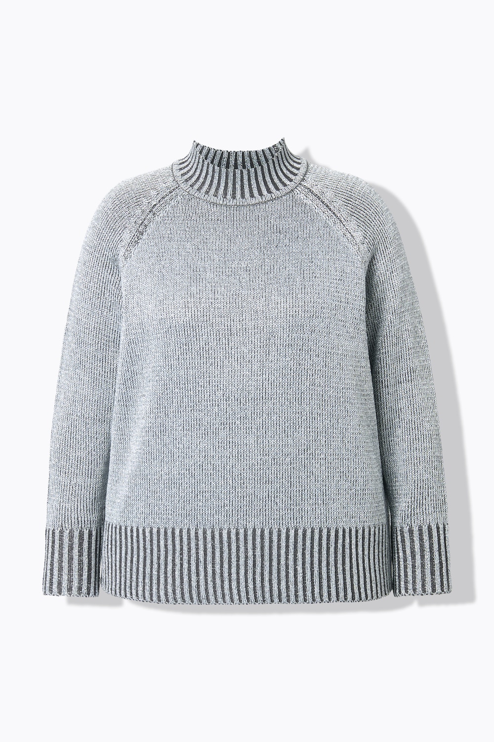 Stora storlekar Tröja, Dam, grå, storlek: 42/44, Syntetfibrer/Polyester, Angel of Style