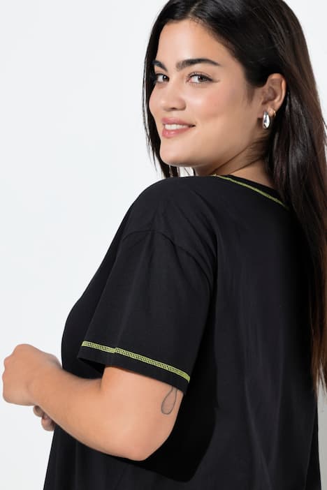 T-shirt, Boxy Fit, sneakermotief