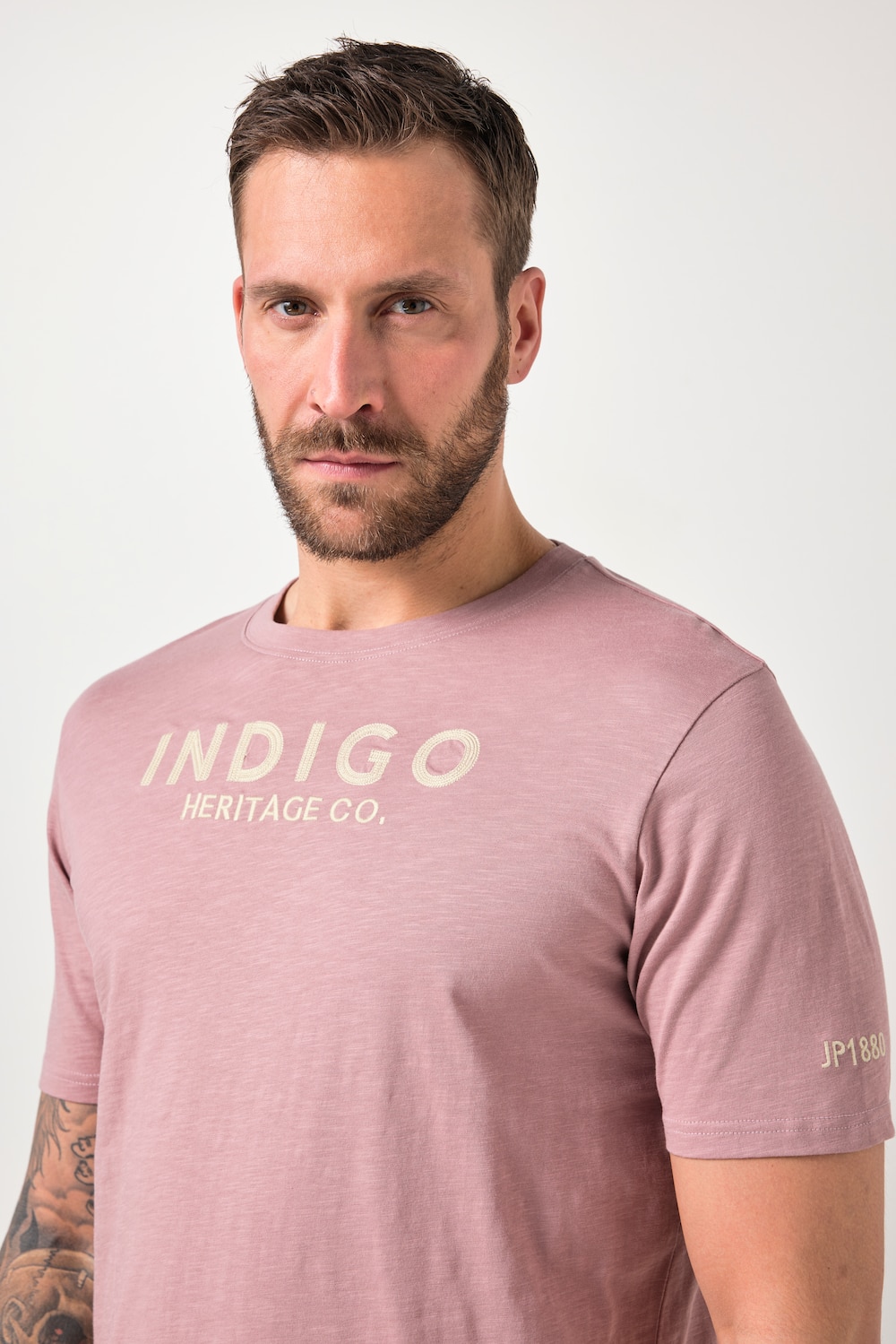 Stora storlekar T-shirt, Her, rosa, storlek: 8XL, Bomull, JP1880