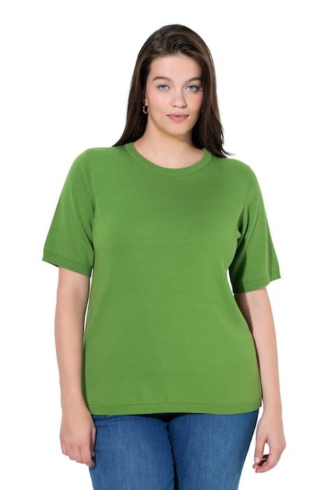 Svetr, set, kulatý výstřih, krátké rukávy, biobavlna