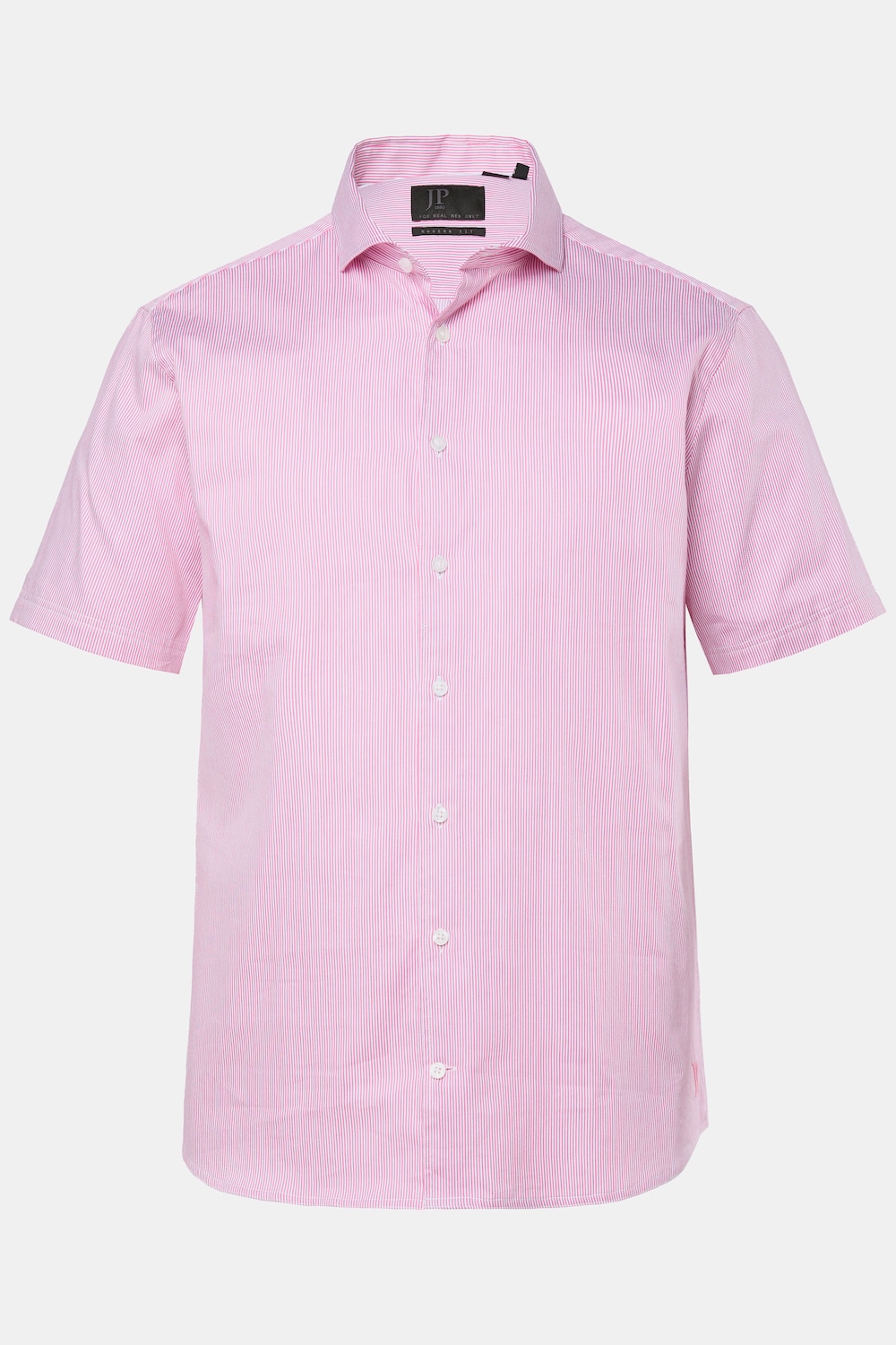 JP1880 zakelijk overhemd met strepen, business, korte mouwen, haaienkraag, moderne pasvorm, tot 8XL
