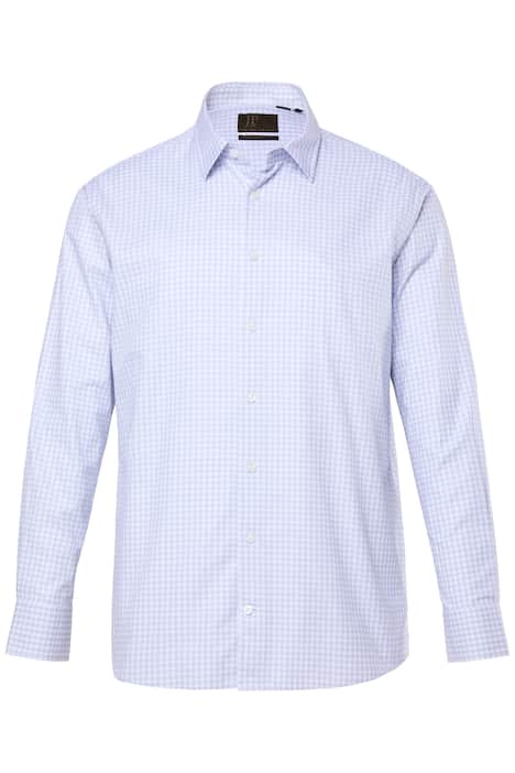 Kostkovaná košile, business, dlouhé rukávy, Kent límeček, Comfort střih, do 8XL