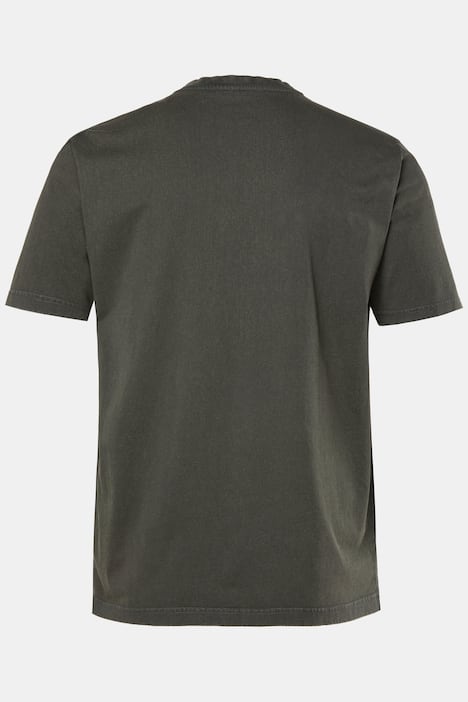 JP1880 T-shirt, korte mouwen, print, badge, vintage look, tot 8XL