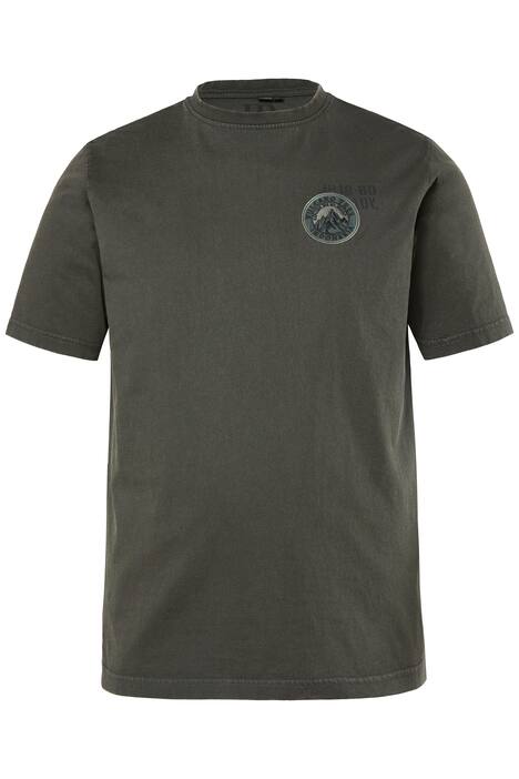 Tričko JP1880, krátké rukávy, potisk, nášivka, vintage vzhled, do 8XL