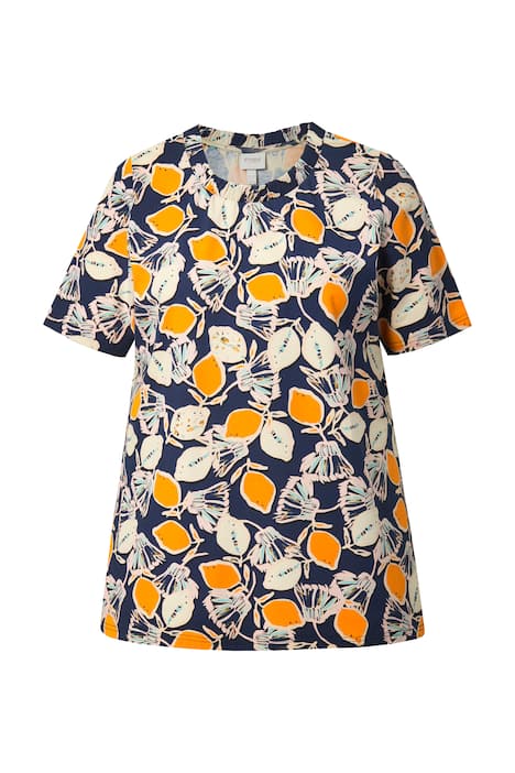 Tričko, citrony, kulatý výstřih, krátké rukávy, biobavlna