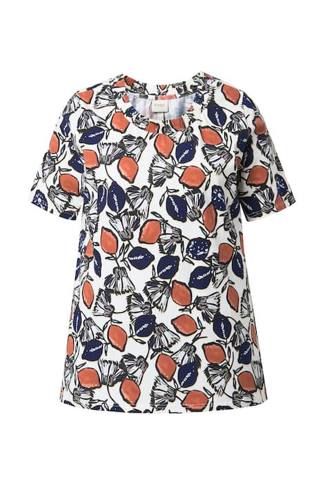 Tričko, citrony, kulatý výstřih, krátké rukávy, biobavlna