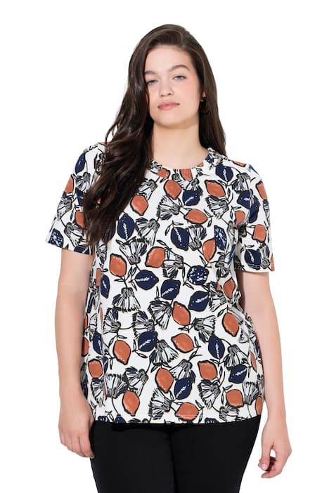 Tričko, citrony, kulatý výstřih, krátké rukávy, biobavlna