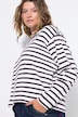 Sweatshirt, extra oversized, Ringel