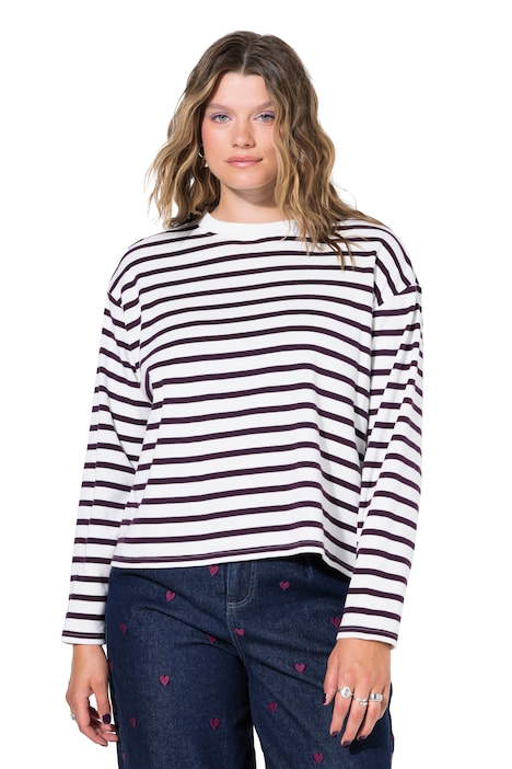 Mikina, extra oversize, pruhy