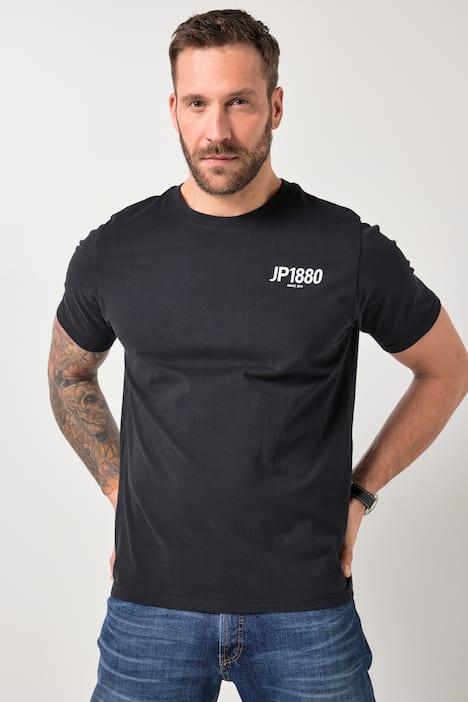 JP1880 T-shirts, set van 2, korte mouwen, borstprint, tot 8 XL