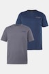 JP1880 T-shirts, set van 2, korte mouwen, borstprint, tot 8 XL