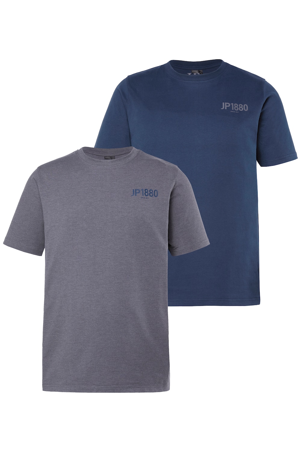 Stora storlekar T-shirt, Her, blå, storlek: XXL, Bomull/Polyester, JP1880