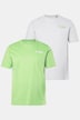 JP1880 T-Shirts, 2er-Pack, Halbarm, Brust-Print, bis 8 XL