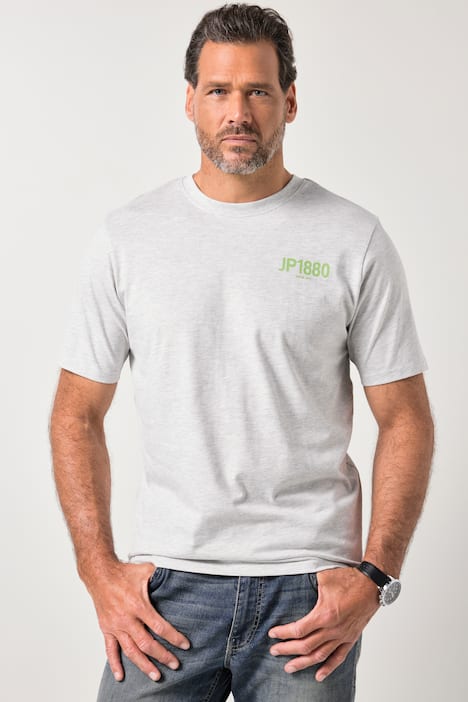 JP1880 T-Shirts, 2er-Pack, Halbarm, Brust-Print, bis 8 XL