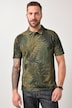 JP1880 Poloshirt, Piqué, Alloverprint, Halbarm, bis 8 XL