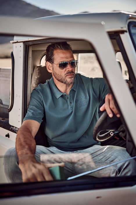 JP1880 Poloshirt, Halbarm, Bauchfit, Piqué, Vintage, XXL bis 8 XL