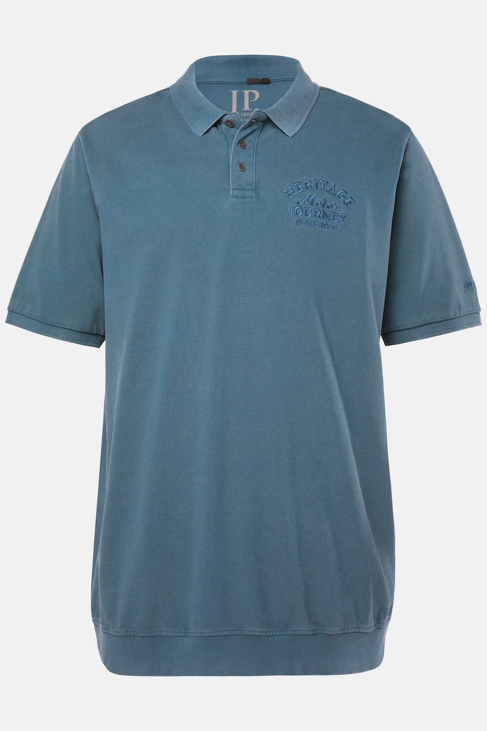 Polo JP 1880 en piqué, style vintage, ventre confort et manches courtes - du XXL jusqu'au 8 XL