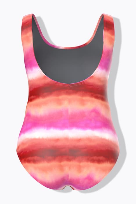 Badeanzug, Farbverlauf-Streifen, ohne Softcups