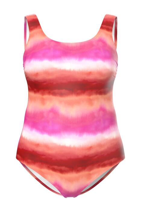 Plavky, pruhy s barevným přechodem, bez vycpávek