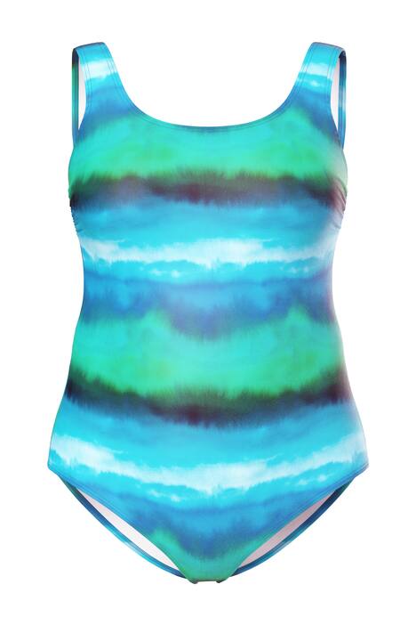 Plavky, pruhy s barevným přechodem, bez vycpávek