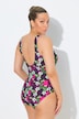 Badeanzug, Blüten, Rundhals, ohne Softcups