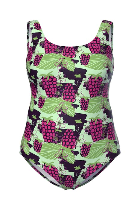 Plavky, bobule, kulatý výstřih, bez měkkých košíčků