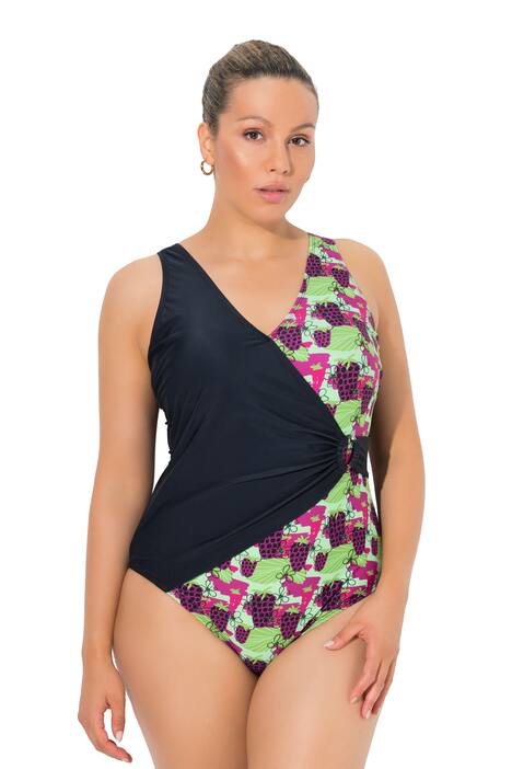 Plavky, zavinovací efekt, ozdoná spona, měkké košíčky