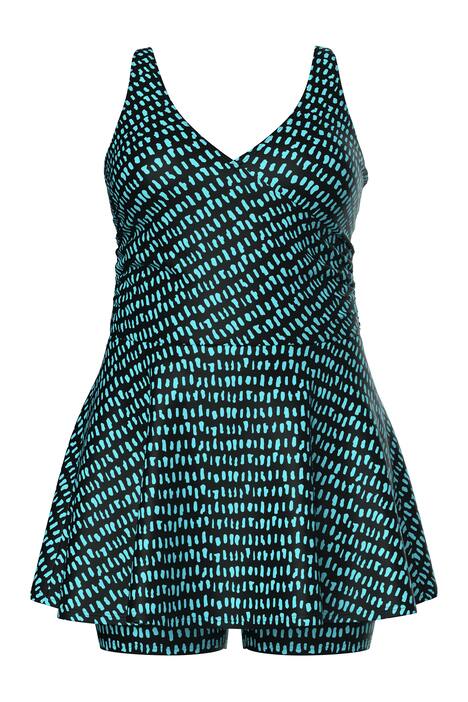 Plavky, puntíkový vzor, měkké košíčky, recyklovaný materiál, šortky