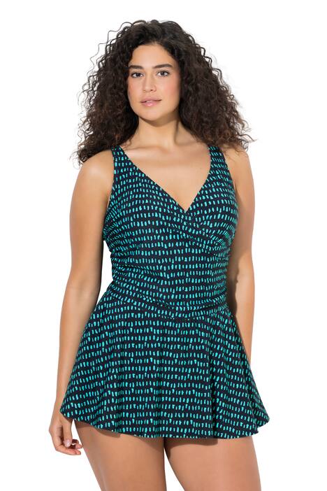 Plavky, puntíkový vzor, měkké košíčky, recyklovaný materiál, šortky