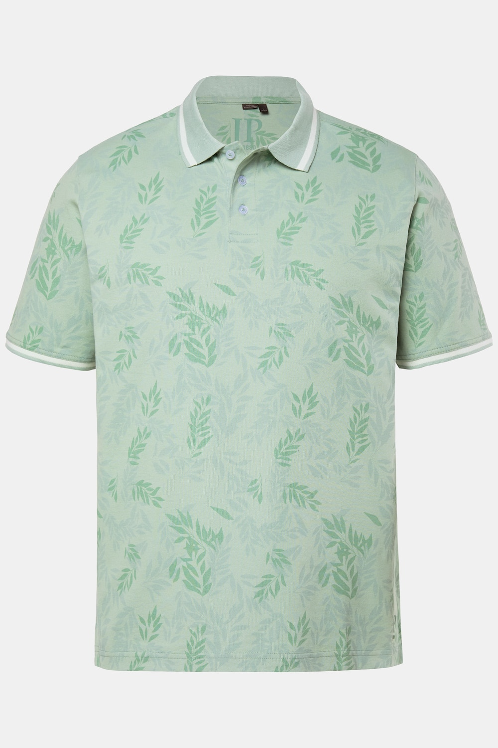 Polo JP 1880 FLEXNAMIC®, manches courtes et imprimé à fleurs - jusqu'au 8 XL