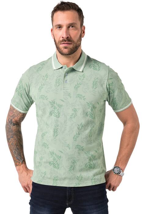 Polokošile JP1880, FLEXNAMIC®, krátké rukávy, květovaný potisk, do 8XL