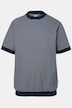 T-shirt Buik-Fit, strepen, korte mouwen, tot 8XL