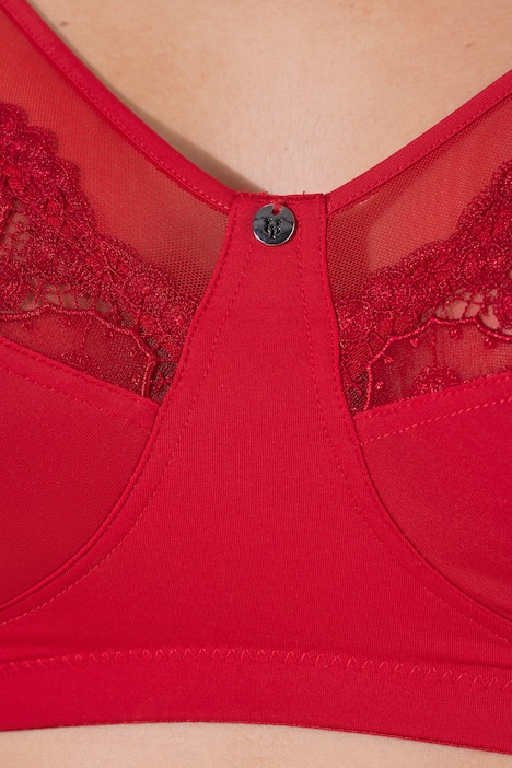 Soutien-gorge de maintien, sans armatures, dentelle - bonnet C-F