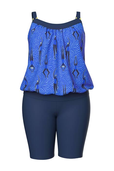 Tankiny, vzor plavkyně, měkké košíčky, nastavitelná ramínka