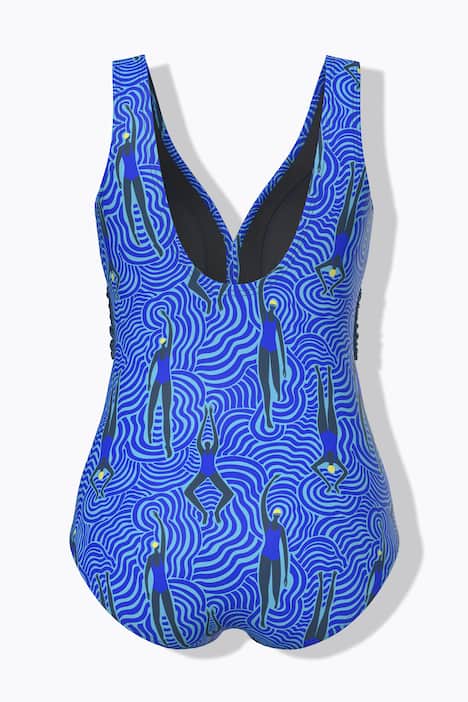 Badeanzug, Schwimmerinnen, Softcups, Zierring