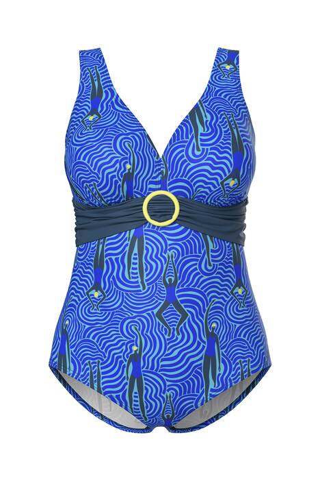 Plavky, námořnický vzor, měkké košíčky, ozdobný kruh