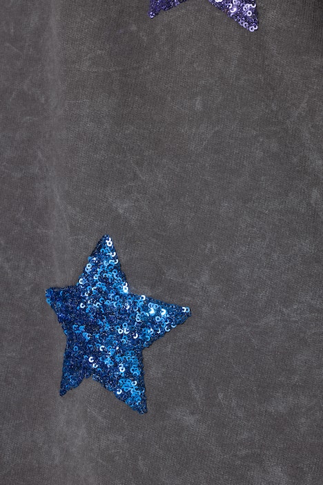 Sweatshirt, oversized, ster van pailletten