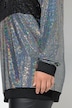 Hoodie, Kapuzensweater, Metallic-Effekt, Pailletten