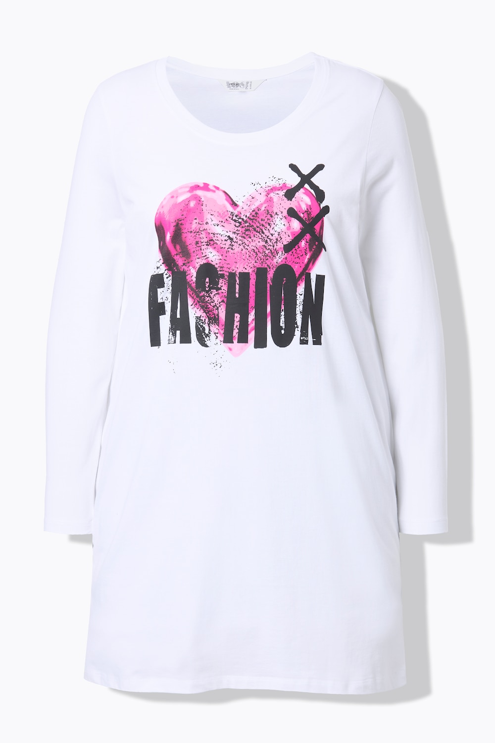 Stora storlekar T-shirt, Dam, vit, storlek: 52, Bomull, Angel of Style