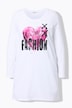 T-Shirt, A-Linie, Herz-Motiv, Langarm