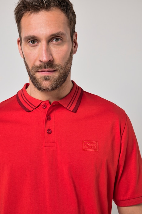 Polo Bellyfit, manga corta, parche, de XXL a 8 XL