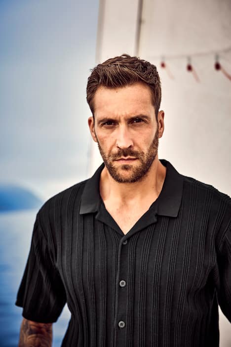 JP1880 Strickhemd, Halbarm, Cuba-Kragen, Cuba Fit, bis 7 XL