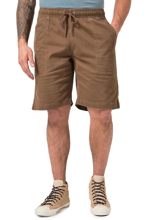 Natahovací bermudy JP1880, natahovací pas, velké kapsy, do 8XL