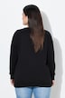Sweatshirt, bequeme Passform, Pailletten-Streifen
