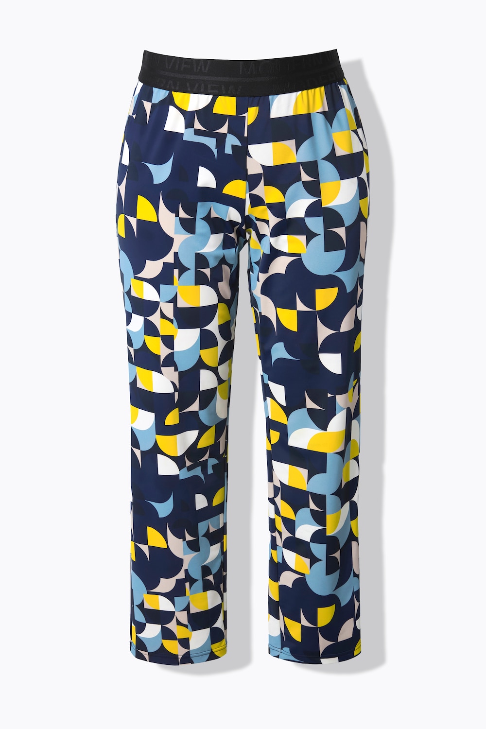Stora storlekar Jerseybyxa Sienna, Dam, blå, storlek: 54/56, Polyester/Elastan, Ulla Popken