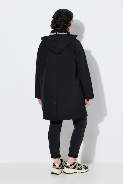 HYPRAR Softshell-Mantel, wasserabweisend, Knebelknöpfe