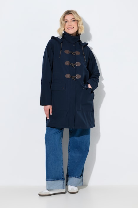 HYPRAR Softshell-Mantel, wasserabweisend, Knebelknöpfe