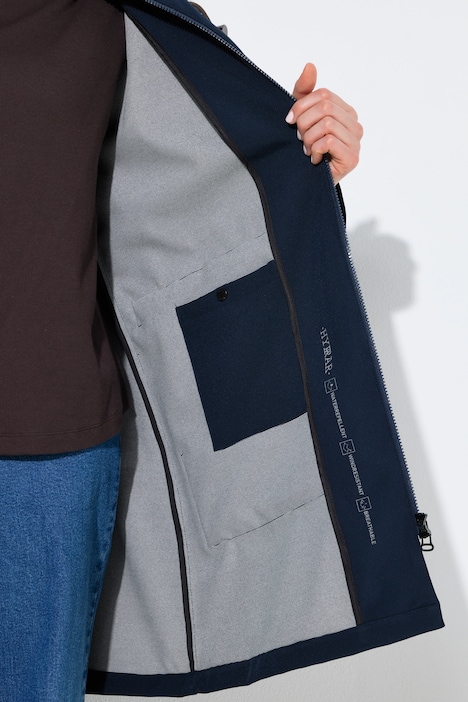 HYPRAR Softshell-Mantel, wasserabweisend, Knebelknöpfe