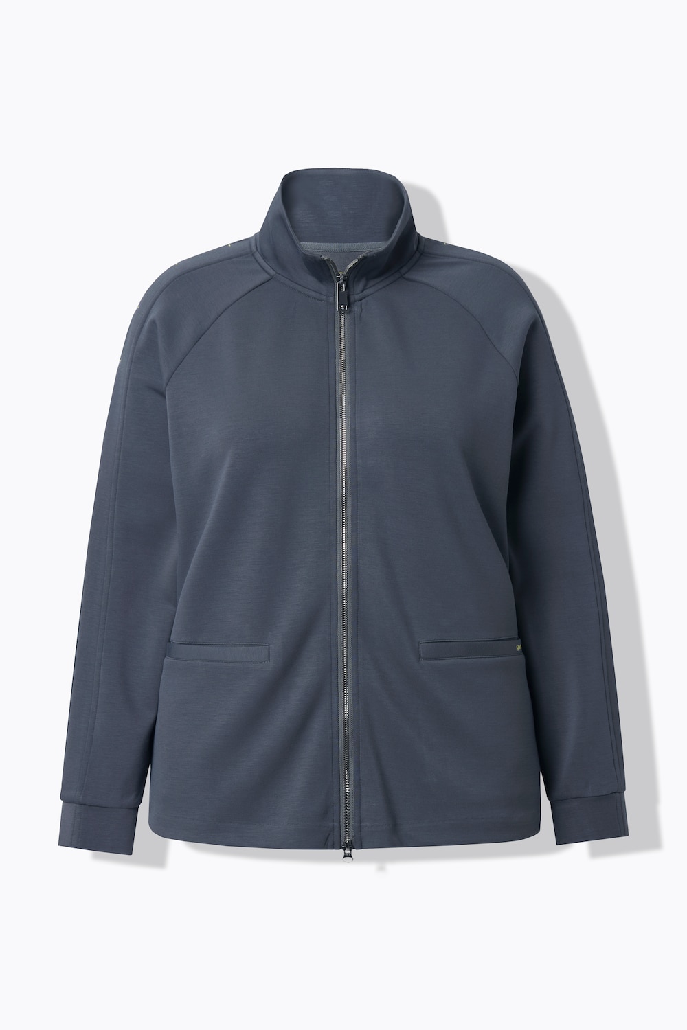 Stora storlekar Mjukisjacka, Dam, grå, storlek: 50/52, Polyester/Viskos, Ulla Popken