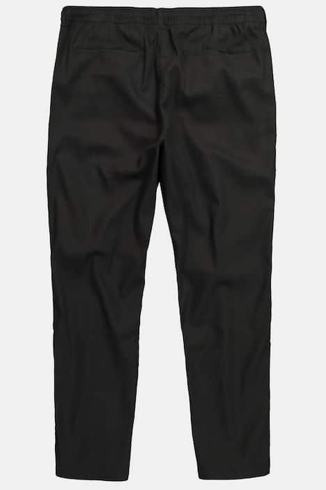 Men+ broek van linnenmix, Relaxed Fit, elastische tailleband, tot 8XL